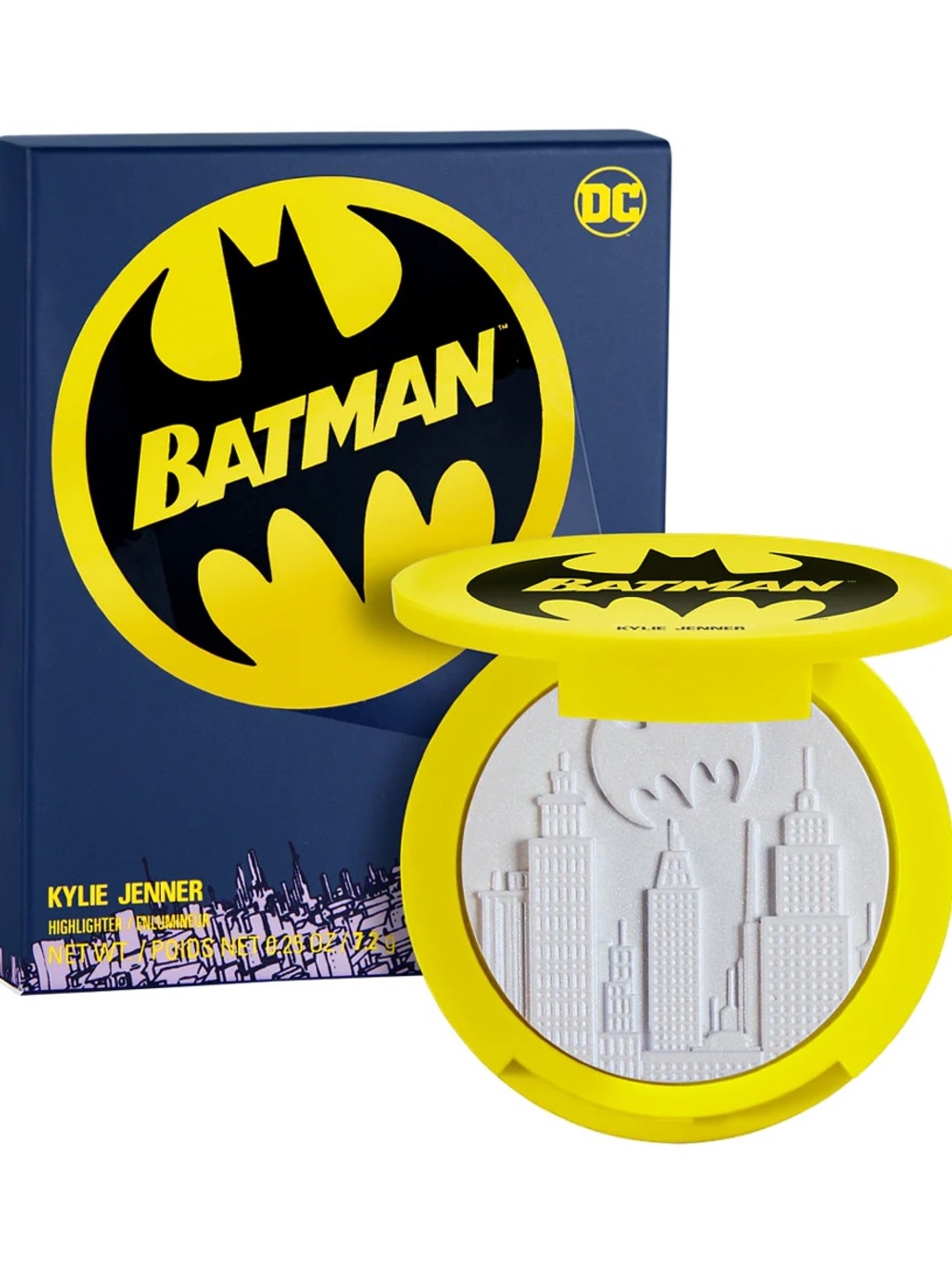 batman x kylie cosmetics highlighter
